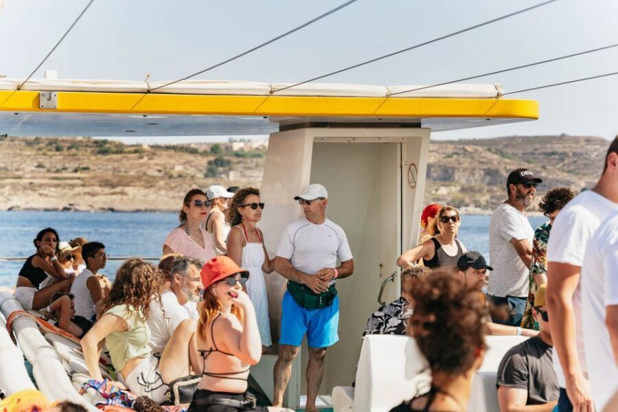 Malta: Gozo & Comino Islands, Blue Lagoon & Seacaves Tour - Comino Sea Caves and the Waterslide Moment You’ll Remember