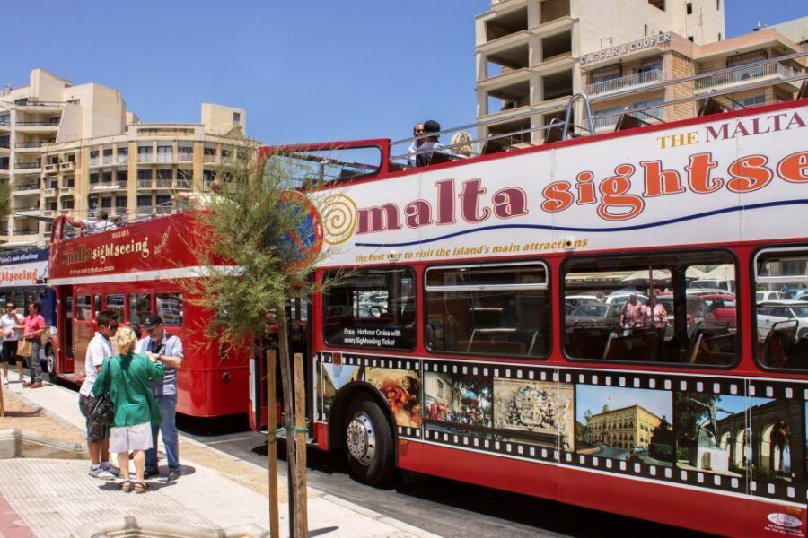 Malta: Hop-On Hop-Off Bus Tours - What’s actually on board: open-top views, headphones, and audio guide languages