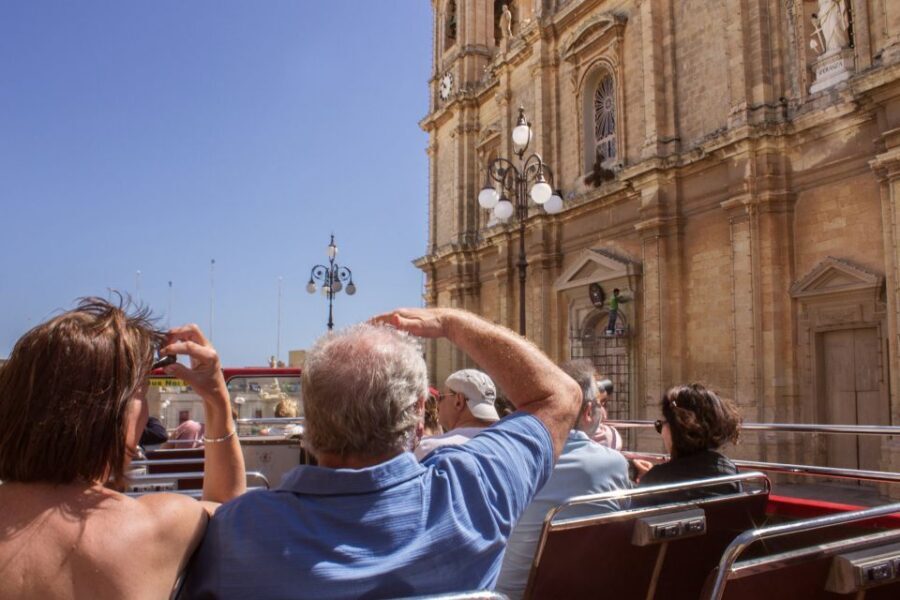Malta: Hop-On Hop-Off Bus Tours - How to pick your stops: the 1–3 stop rule for a one-day ticket