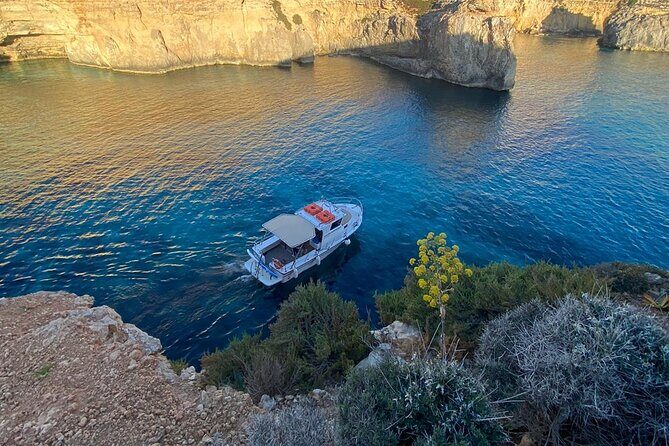 Malta: Private Boat Trip & Cruises Comino, Blue Lagoon, Gozo - Santa Marija Bay: More Privacy, Great Snorkeling, Family-Friendly Sand
