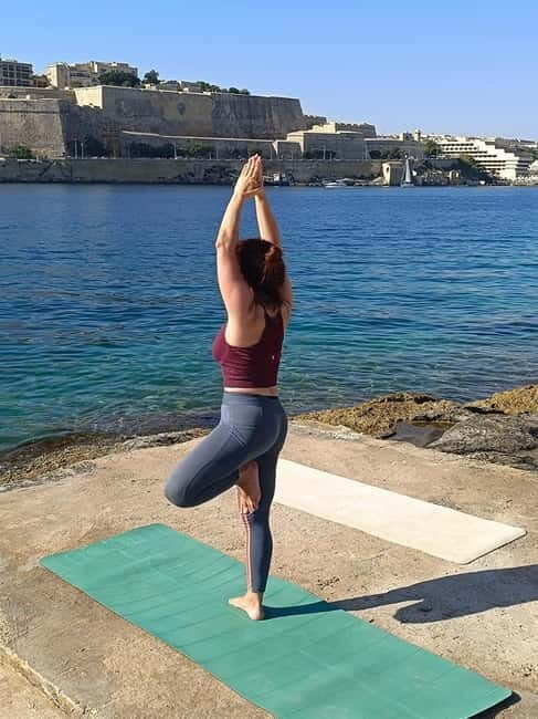 Malta: Private Yoga class close the Sea - Martina’s coaching style: tailored, practical, and hands-on