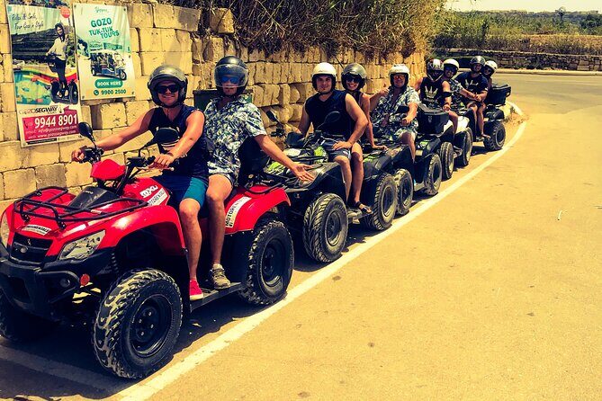 Malta Quad Bike Tour - Golden Bay: the proper swim stop you’ll remember