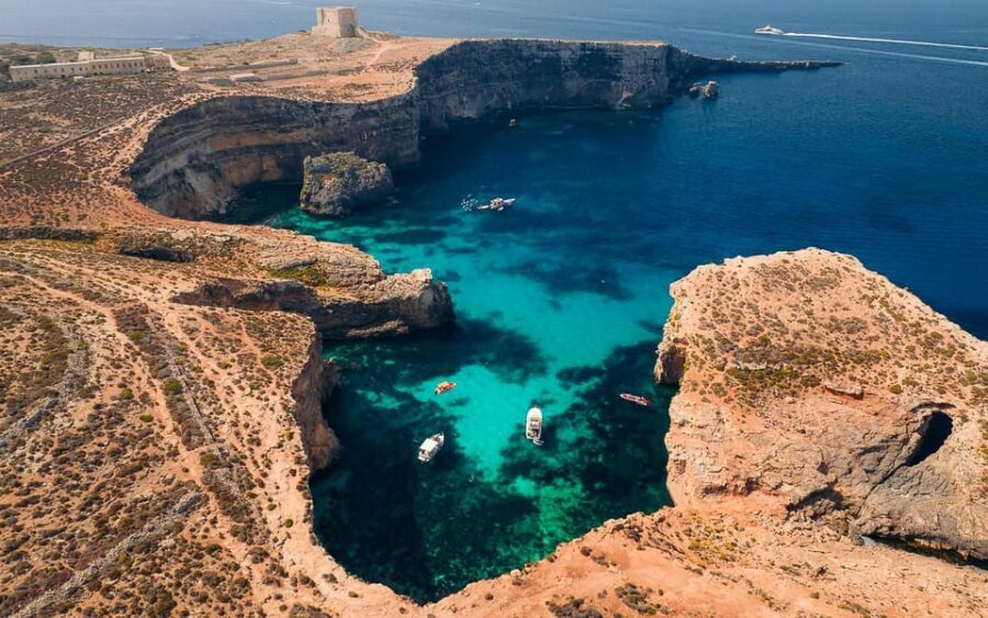 Malta: Roundtrip Ferry to Comino Blue Lagoon w/Gozo Option - Comino Sea Caves: when you’ll pass them (and when you won’t)