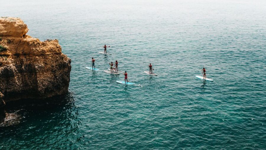 Malta: SUP Rental - Marsaskala Meeting Point: St Thomas Bay and the Sensi Watersports Setup