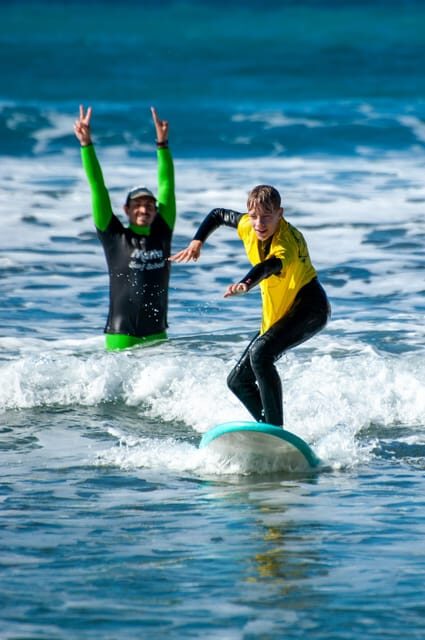 Malta Surf School, Beginner Surf Lessons - Where you meet, what you do first, and how the hour is paced