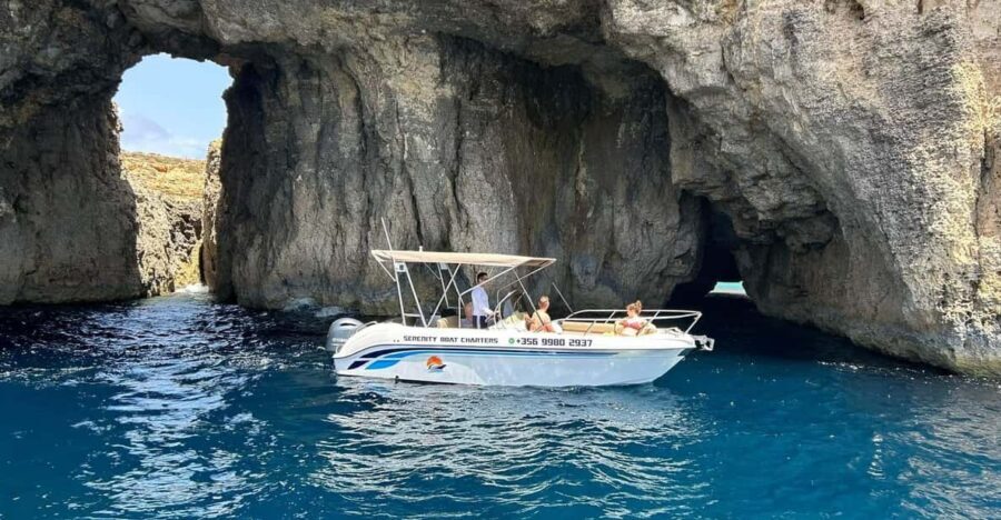 Malta:Gozo,Comino,Crystal/BlueLagoon&Caves Private Boat trip - Key things to know before you go