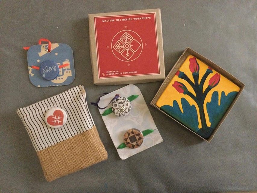 Maltese Tile - Souvenir painting workshop with local - Inside the traditional townhouse setting