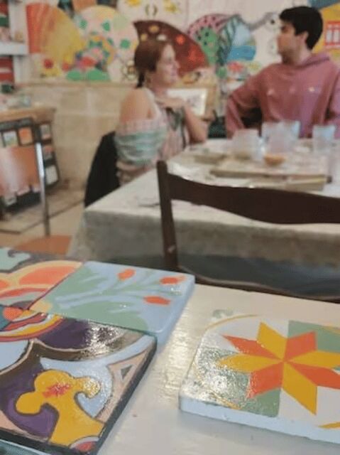 Maltese Tile - Souvenir painting workshop with local - Painting time: relaxing, guided, and actually doable