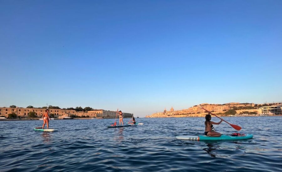 Manoel Island SUP Adventure - Instructor-led SUP: small group coaching and safety mindset