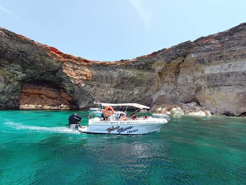 Mellieha: 1:00pm Speedboat round Comino Caves 2h Blue Lagoon - Mellieha to Comino: Why a 3.5-hour speedboat plan feels smart