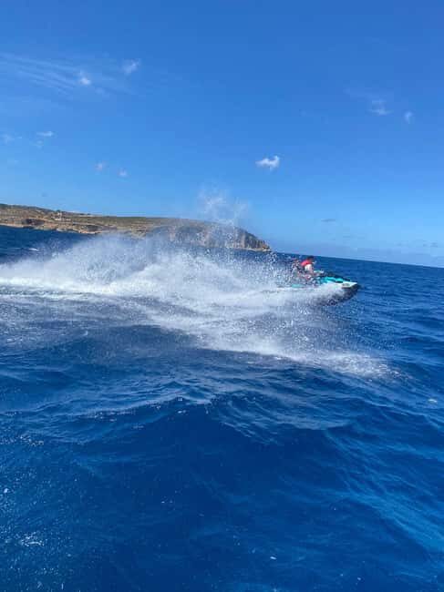 Mellieha: Comino and Blue Lagoon Jet Ski Safari Tour at 3 PM - Blue Lagoon break: when swimming time actually matters