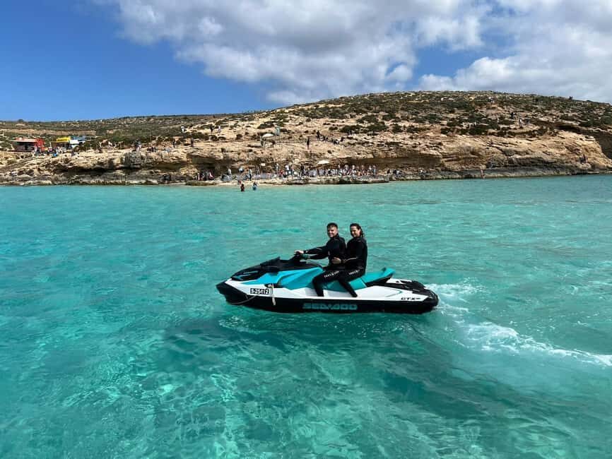 Mellieha: Comino and Blue Lagoon Jet Ski Safari Tour at 3 PM - The “hidden” passes: Lovers Cave and the stuff you can’t do from shore