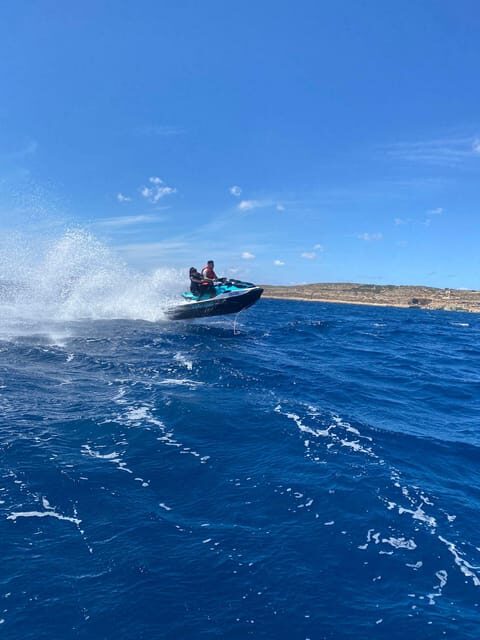 Mellieha: Jet Ski Rental with Safety Boat - The Ride Area: North Malta Routes Toward South Comino