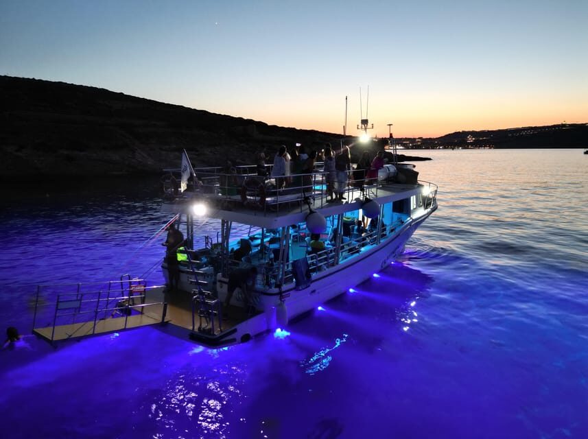 Mellieha: Two Bay Evening Cruise Including The Blue Lagoon - Crystal Lagoon: Cliffs, Sea Caves, and Real 360 Views