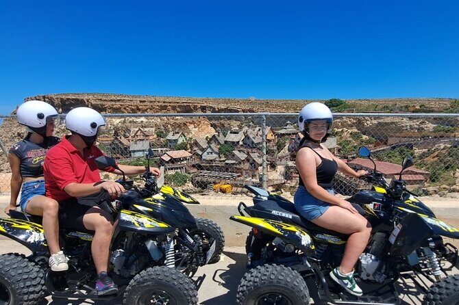 North Malta Quad Bike Tour with Land or Sea Views and Swimming - Red Tower Overlooks and Mellieha Bay Beach Time