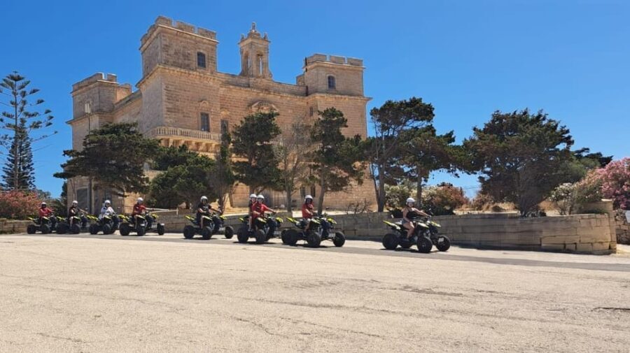 North Malta: Quad Bike Tour with Scenic Land, Sea & Swimming - Selmun and Fort Campbell: the first “wow” moments of the route