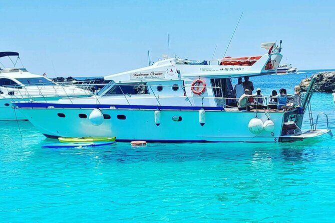 Private boat Charters around Malta, Gozo & Comino - Comino cruise highlights: caves, Blue Lagoon stops, and the named landmarks