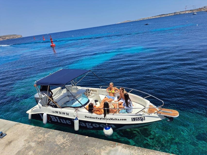 Private Boat Tour: Discover Comino's Blue and Crystal Lagoon - Lantern Point: the quick break for photos and orientation