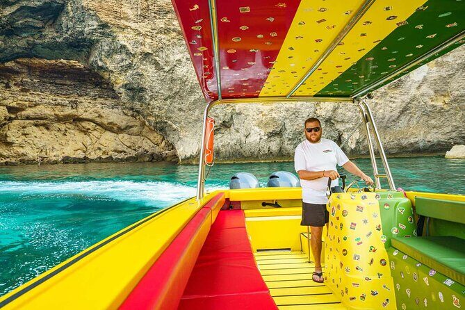 Private Speedboat 3hrs Blue Lagoon, Crystal Lagoon & Caves - San Niklaw Bay (St Nicholas): a better ending swim than you expect