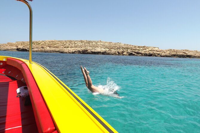 Private Speedboat 3hrs Blue Lagoon, Crystal Lagoon & Caves - Blue Lagoon (plus a jetty option for snacks and comfort)