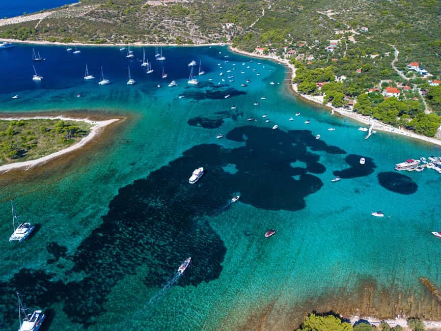 Private Speedboat Tour: Blue Lagoon & 3 Islands from Split - Čiovo island coves: the calm break between swims