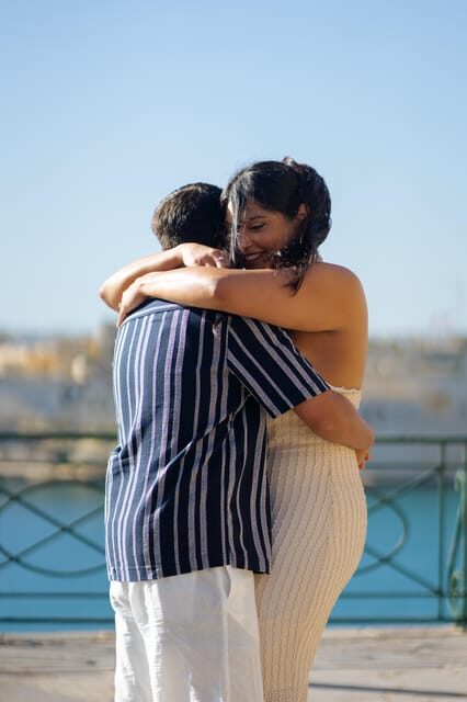 Proposal Photoshoot with Professional Photographer in Malta - How the photographer keeps it natural when you’re nervous