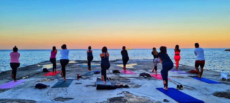 Sliema: Beach Yoga Class with Swimming - After Yoga: How to Make the Sea Swim Work With Your Body