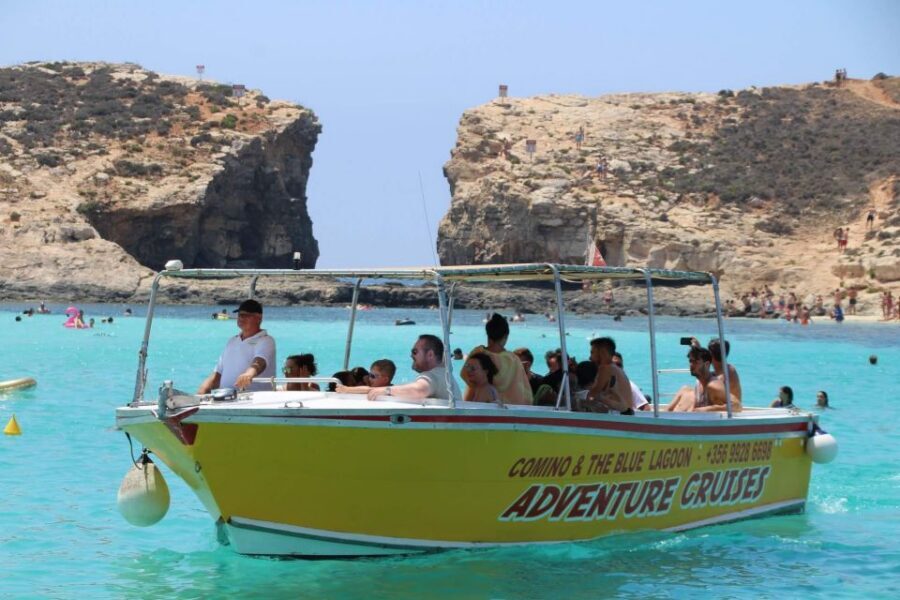 Sliema: Boat Trip to Comino Blue Lagoon, Gozo, and Caves - Leaving Sliema Ferries for Crystal Lagoon: the fast start you’ll feel