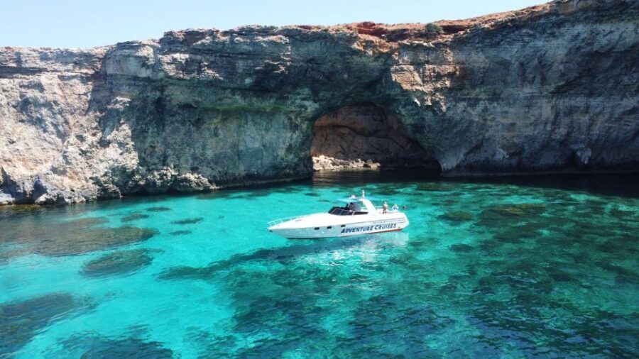 Sliema: Boat Trip to Comino Blue Lagoon, Gozo, and Caves - Comino Blue Lagoon: where the limestone cliffs and the water steal the show