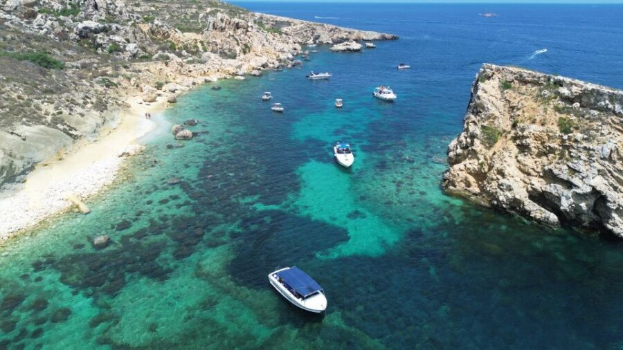 Sliema: Boat Trip to Comino Blue Lagoon, Gozo, and Caves - Comino caves by boat: what you’re seeing and how to time your attention