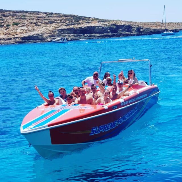 Sliema: Powerboat Trip to Gozo with Caves and Island Stop - Cave tour time: rock formations and the swim break