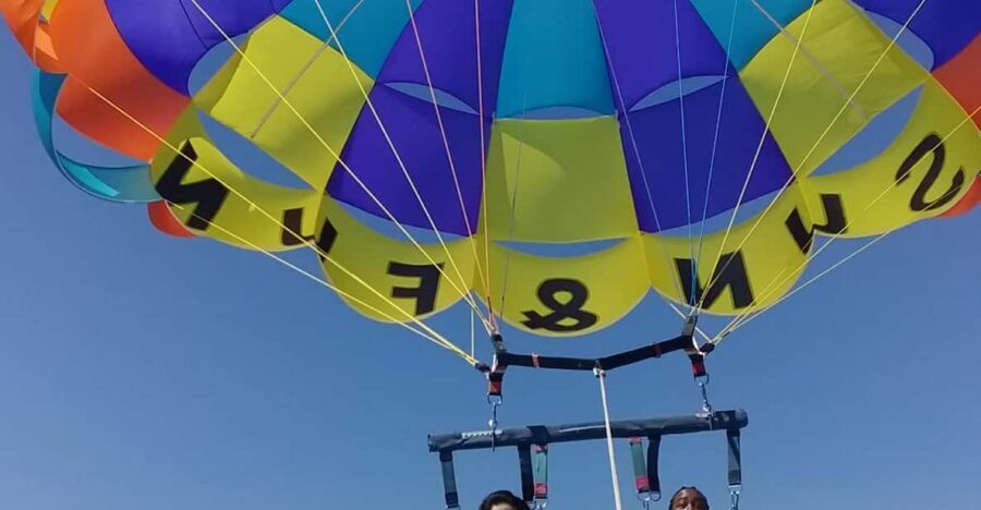 St. Julian's: Malta Parasailing Adventure with Photos - The speedboat run over St George’s Bay