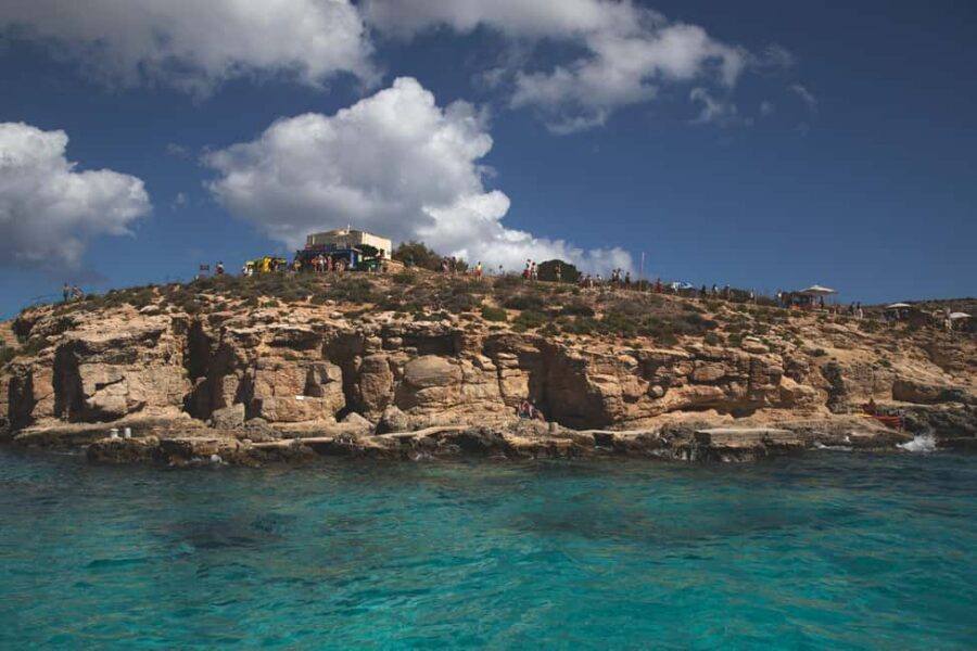 St Pauls: Gozo & Comino Islands, Blue Lagoon & Seacaves Tour - Sea caves on the Comino Channel and a Santa Maria Caves photo stop