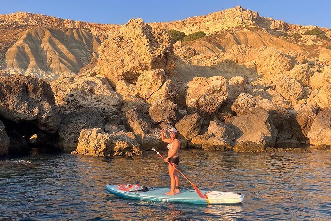 SUP Sunset Paddling to Ta Marija Caves - Weather matters more than you think (and the route can change)
