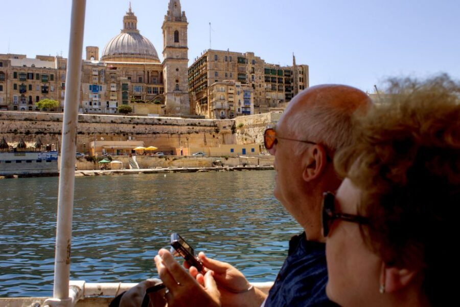The Best Traditional 2 Harbours Day Cruise of Malta - The Valletta skyline: what the water-level angle teaches you