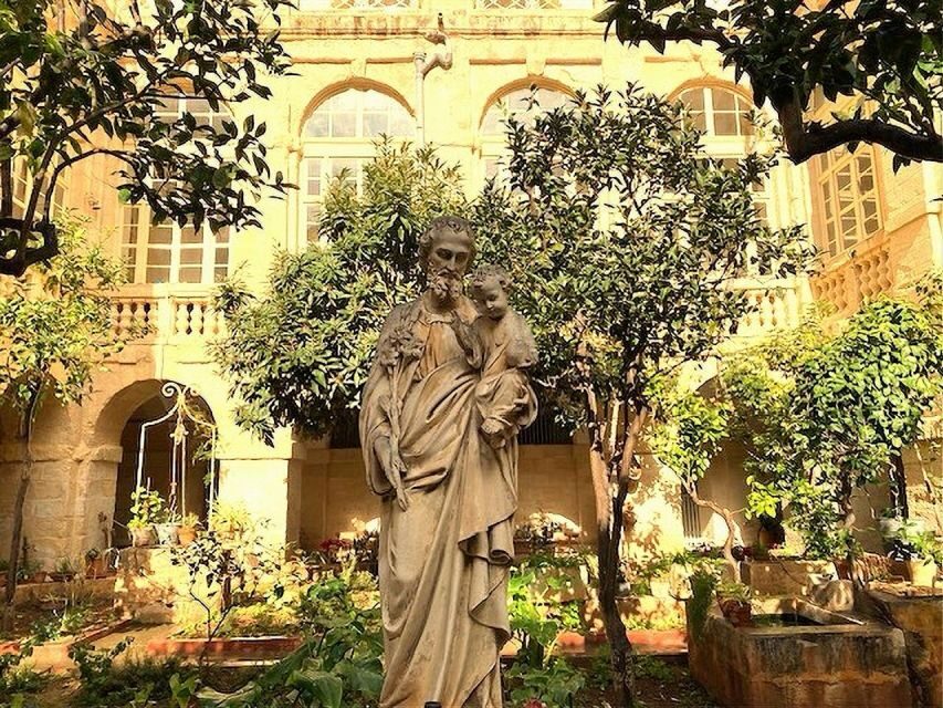 Valletta: Monastery and Secret Garden Entry Ticket - The secret garden: fountain calm, old vines, and a rare pause in Valletta