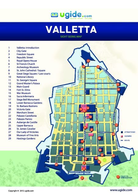Valletta: Self-Guided Audio Tour, Map and Directions - Key things to know